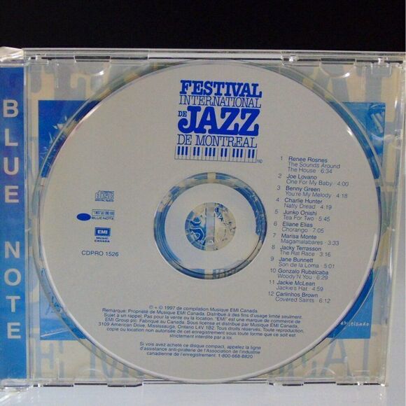 Montreal Jazz CD Special Festival Edition Vintage 1997 Blue Note Label - Picture 4 of 6